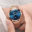 Wristwatches for Women with Mesh Band - Dazpy