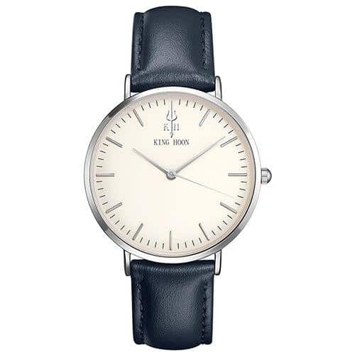 Women's Round Leather Wrist Watches - Dazpy