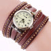 Women's Rivet Leather Bracelet Watch - Dazpy