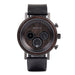 Men's Stainless Steel and Wood Watch - Dazpy