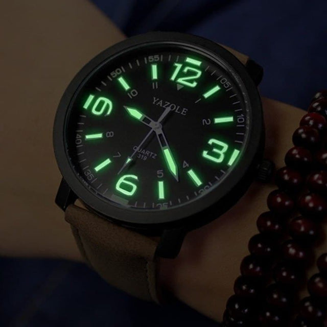 Luminous Wrist Quartz Watch for Men - Dazpy