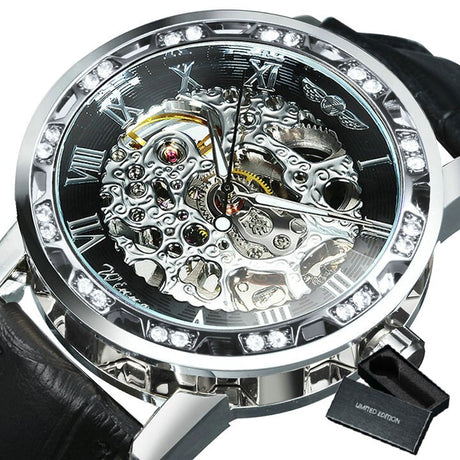 Luxury  Mechanical Wristwatches for Men with Skeleton Dial - Dazpy