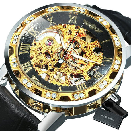 Luxury  Mechanical Wristwatches for Men with Skeleton Dial - Dazpy