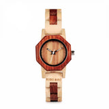 Creative Wooden Quartz Watch For Women - Dazpy