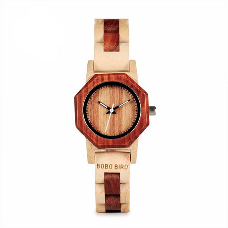 Creative Wooden Quartz Watch For Women - Dazpy