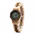 Creative Wooden Quartz Watch For Women - Dazpy