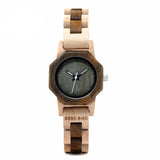 Creative Wooden Quartz Watch For Women - Dazpy