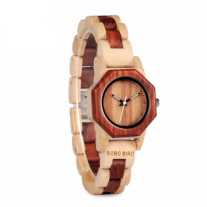 Creative Wooden Quartz Watch For Women - Dazpy