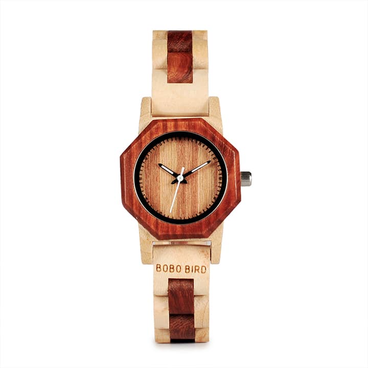 Creative Wooden Quartz Watch For Women - Dazpy