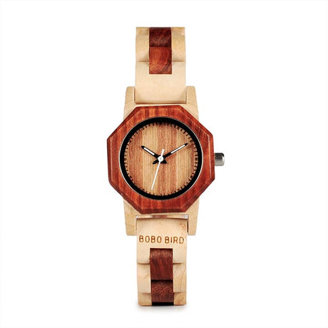 Creative Wooden Quartz Watch For Women - Dazpy