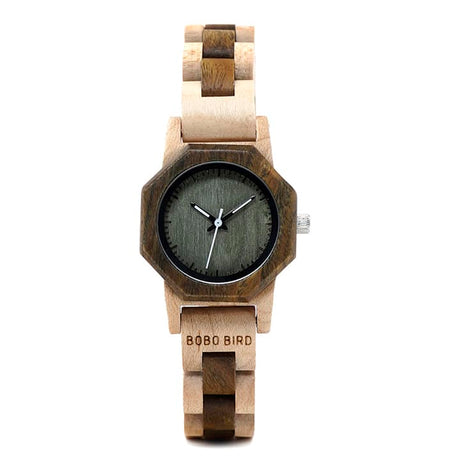 Creative Wooden Quartz Watch For Women - Dazpy