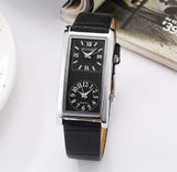 Women's Dual Dial Rectangular Quartz Watches - Dazpy