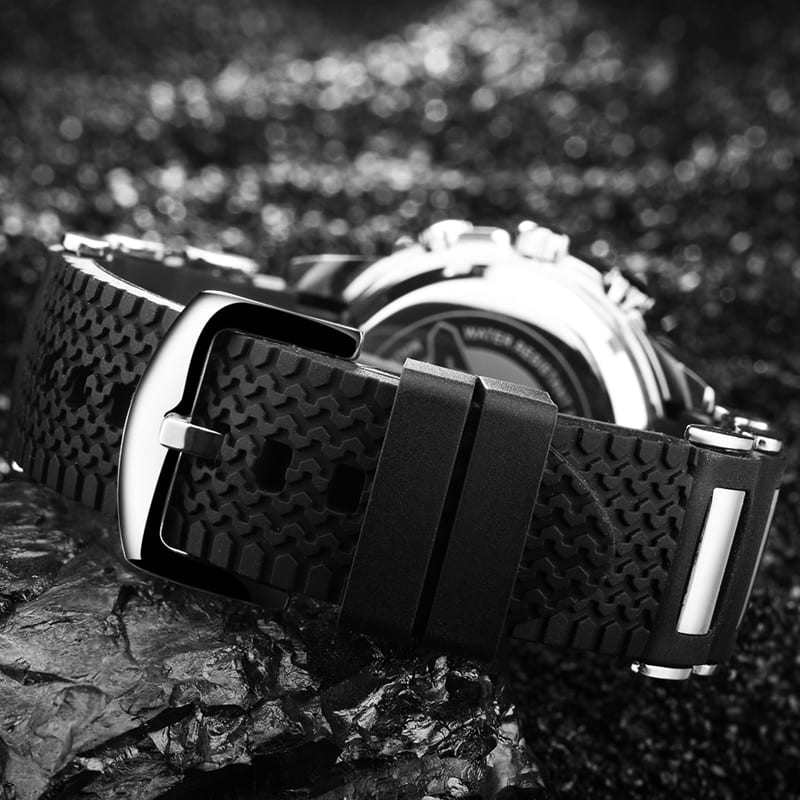 Men's Multifunctional Waterproof Watches with LED Display - Dazpy