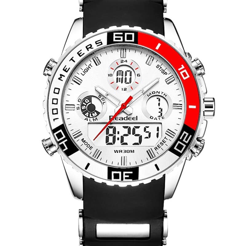 Men's Multifunctional Waterproof Watches with LED Display - Dazpy