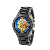 Logo Customized Wooden Mechanical Watch for Men - Dazpy