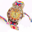 Ethnic Rainbow Watches With Owl Image - Dazpy