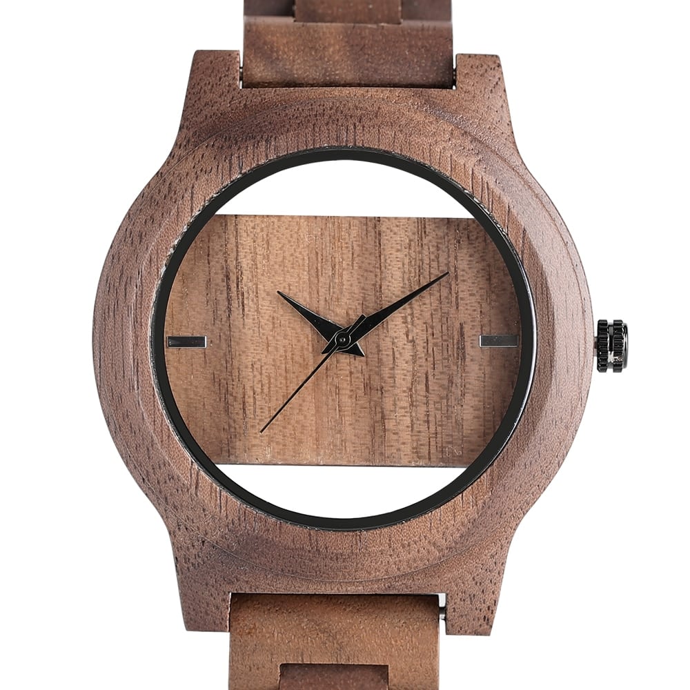 Creative Minimalistic Design Bamboo Wood Unisex Watches - Dazpy