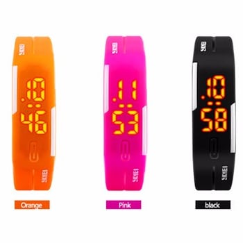 Silicone Band Digital Watch - Dazpy