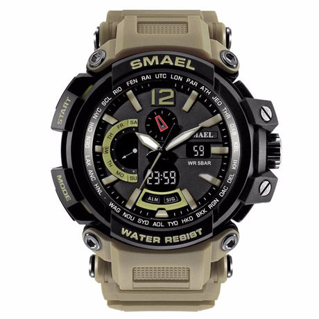 Military Waterproof Sports Watches With Dual Display for Men - Dazpy