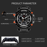 Military Waterproof Sports Watches With Dual Display for Men - Dazpy