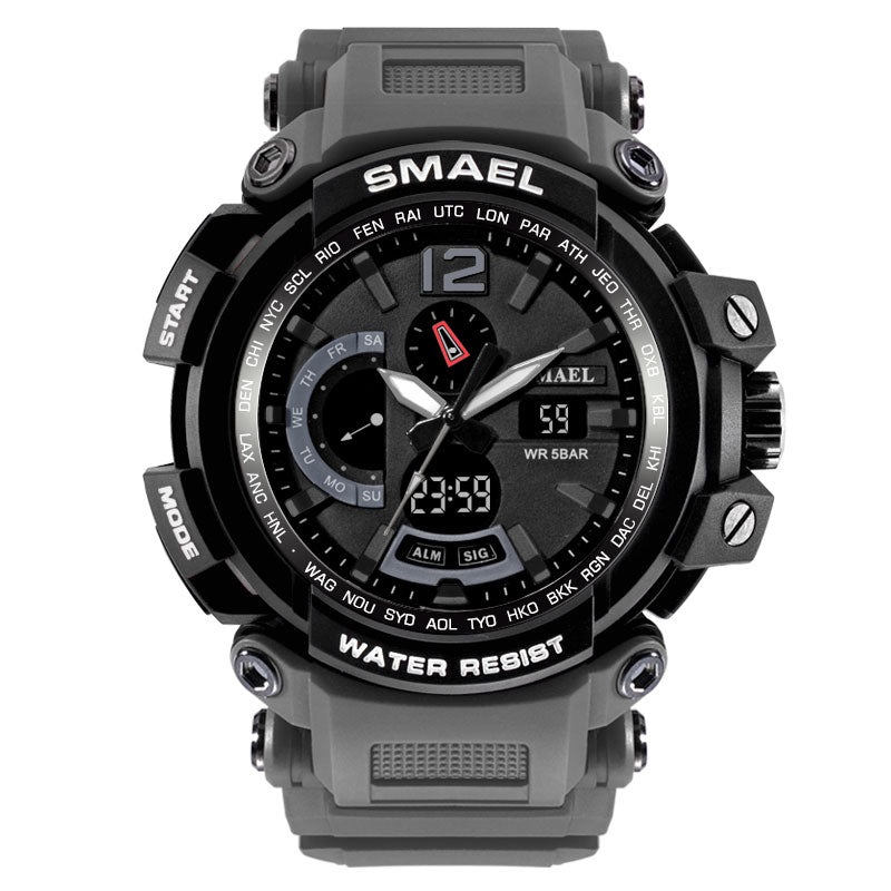 Military Waterproof Sports Watches With Dual Display for Men - Dazpy