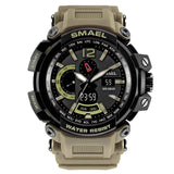 Military Waterproof Sports Watches With Dual Display for Men - Dazpy