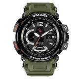 Military Waterproof Sports Watches With Dual Display for Men - Dazpy