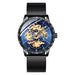 Men's Mesh Braided Skeleton Watch - Dazpy