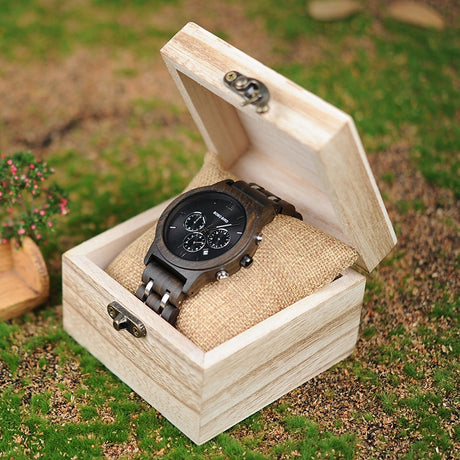 Men's Wooden Metal Design Watches - Dazpy