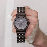 Men's Wooden Metal Design Watches - Dazpy