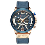 Men's Leather and Metal Strap Watches - Dazpy