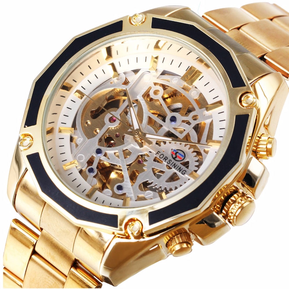 Business Men's Mechanical Automatic Skeleton Watches - Dazpy