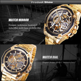 Business Men's Mechanical Automatic Skeleton Watches - Dazpy