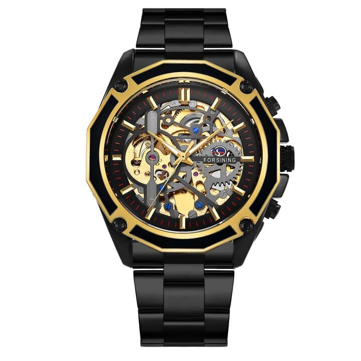 Business Men's Mechanical Automatic Skeleton Watches - Dazpy