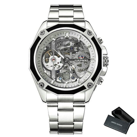 Business Men's Mechanical Automatic Skeleton Watches - Dazpy