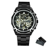 Business Men's Mechanical Automatic Skeleton Watches - Dazpy