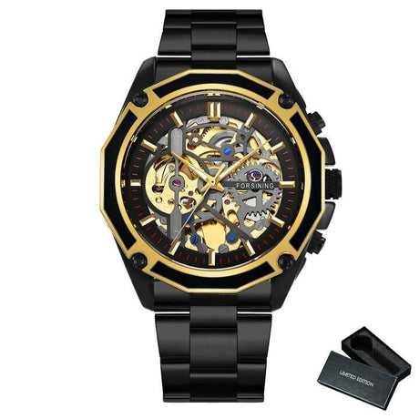 Business Men's Mechanical Automatic Skeleton Watches - Dazpy