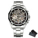 Business Men's Mechanical Automatic Skeleton Watches - Dazpy