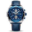 Casual Quartz Watches for Men with Leather Strap - Dazpy