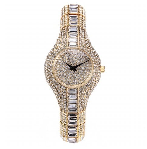 Glamour Women's Solid Rhinestone Watches - Dazpy