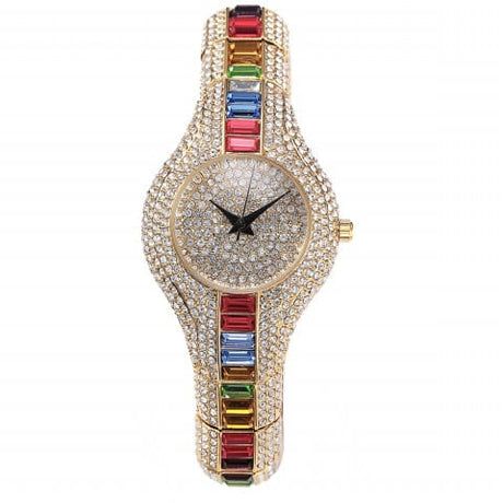 Glamour Women's Solid Rhinestone Watches - Dazpy