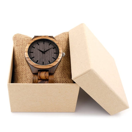 Men's Vintage Style Wooden Wristwatch - Dazpy