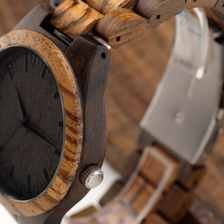 Men's Vintage Style Wooden Wristwatch - Dazpy