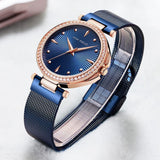 Women's Fashion Crystal Dial Watch - Dazpy