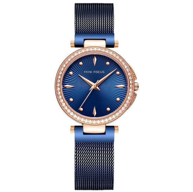 Women's Fashion Crystal Dial Watch - Dazpy