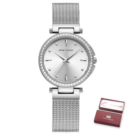 Women's Fashion Crystal Dial Watch - Dazpy