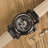 Men's Vintage Black Leather Watch - Dazpy