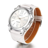 Women's Casual Leather Bracelet Watch - Dazpy