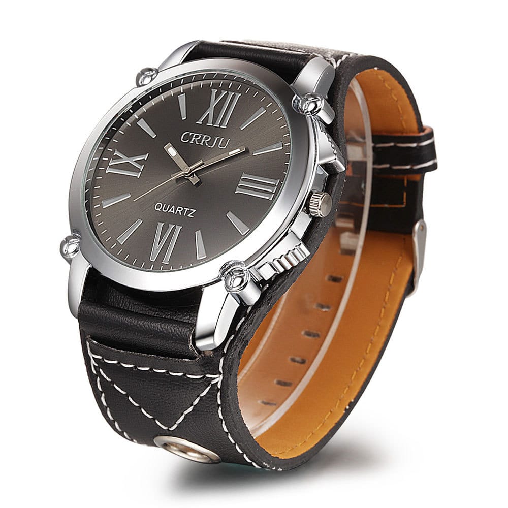 Women's Casual Leather Bracelet Watch - Dazpy