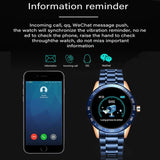 Men's Steel Waterproof Smartwatch - Dazpy